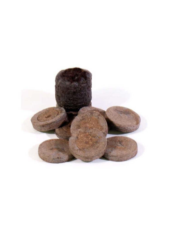 JIFFY DISCHETTI DI TORBA PER GERMINAZIONE 100 PEZZI - 4CM Trinacria Hemp