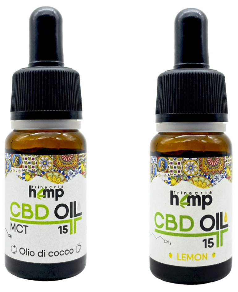 CBD Oil MCT 15% (1500mg) - Olio di Cocco - Trinacria Hemp